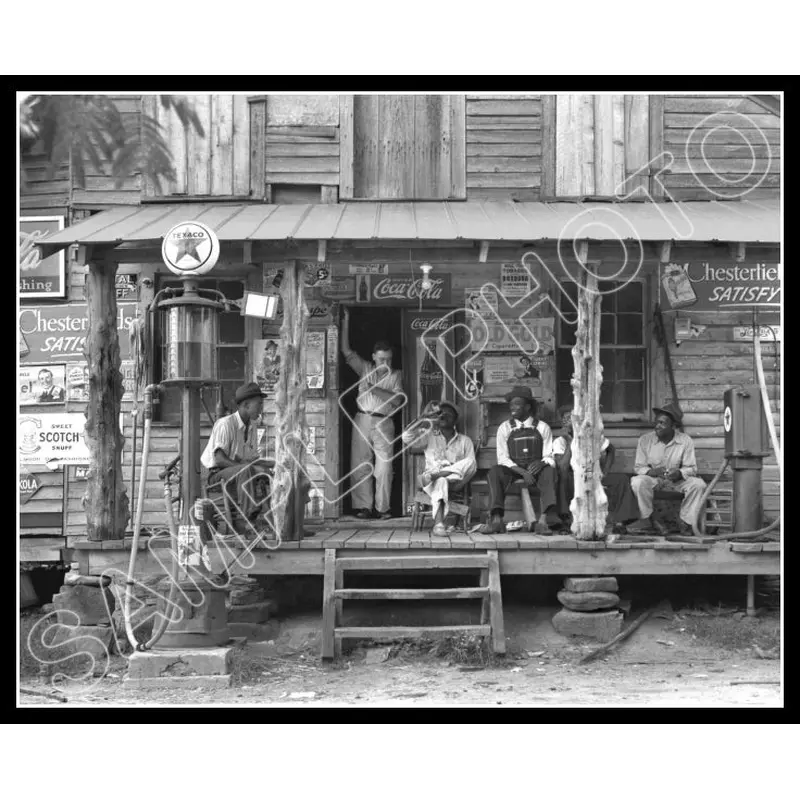 1939 Texaco Gas Station 8X10 Photo - Gordonton North Carolina - 3049