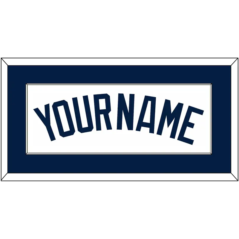 Tampa Bay Name - Home White - Single Mat 1