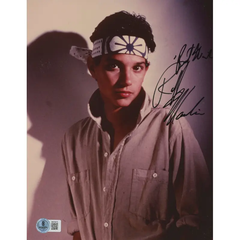 Ralph Macchio The Karate Kid Authentic Signed 8x10 Photo BAS #BN74415