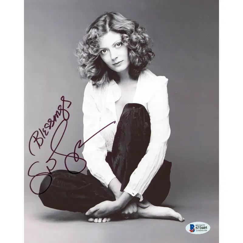 Susan Sarandon Thelma & Louise "Blessings" Signed 8x10 Sexy Photo BAS #S72605