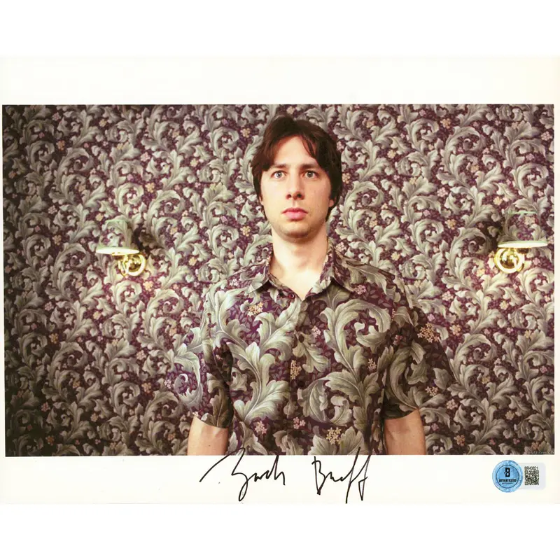 Zach Braff Garden State Authentic Signed 8.5x11 Horizontal Photo BAS #BR43821