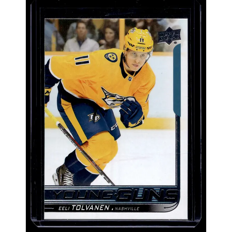 2018-19 Upper Deck Young Guns - Eeli Tolvanen #217 RC