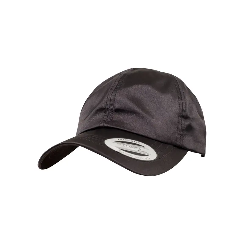 Low Profile Satin Cap - Black