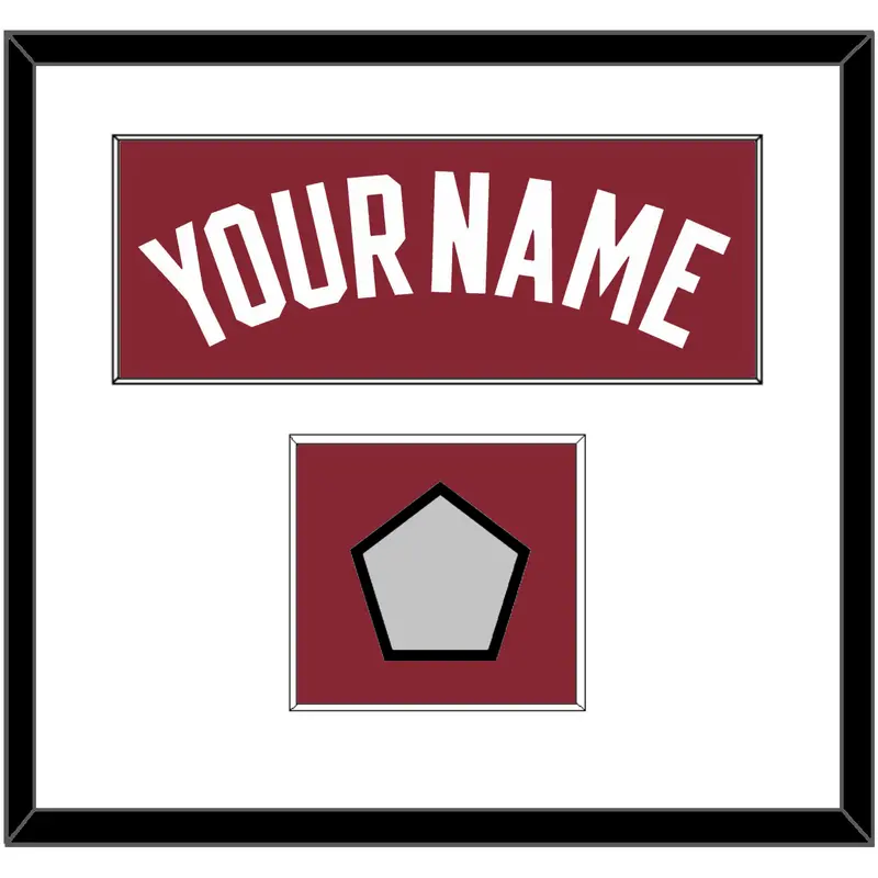 Miami Name & Finals Patch - Alternate Red (2009-2017) - Single Mat 1