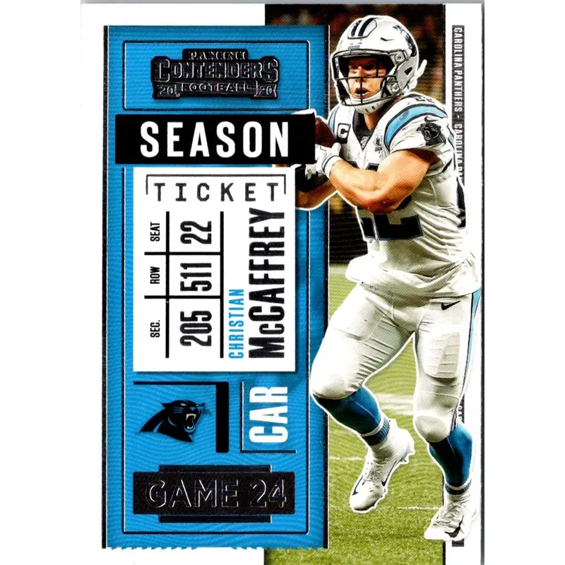 2020 Panini Contenders Christian McCaffrey #88