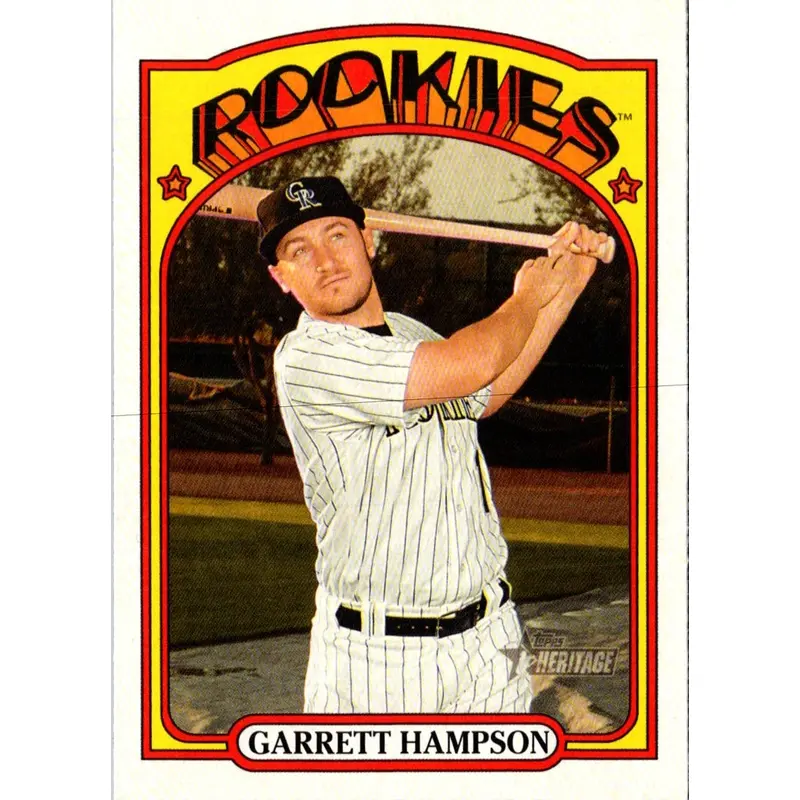 2021 Topps Heritage Red Garrett Hampson #221