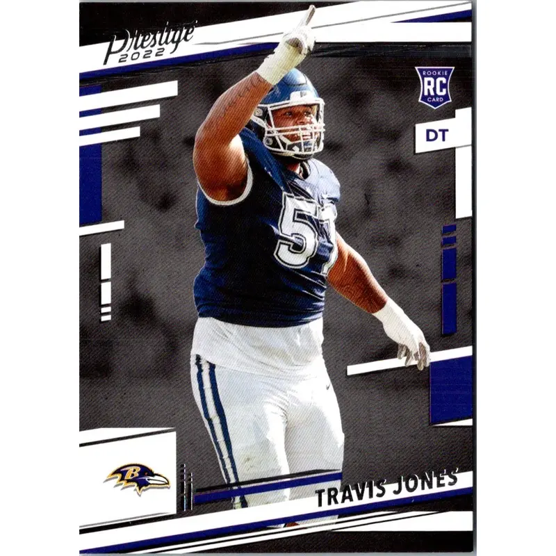 2022 Panini Prestige Travis Jones #358 Rookie