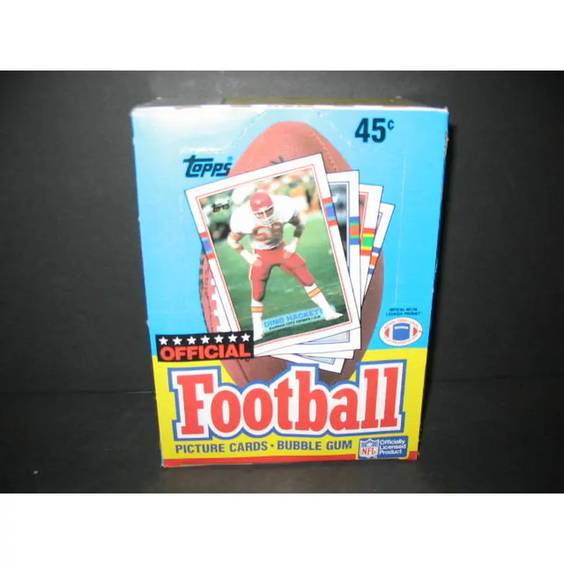 1989 Topps Football Unopened Wax Box