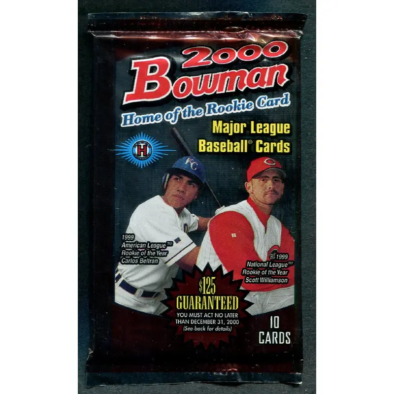 2000 Bowman Baseball Unopened Pack (Hobby) (10)