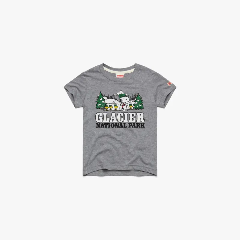 Youth Peanuts Snoopy x Glacier National Park