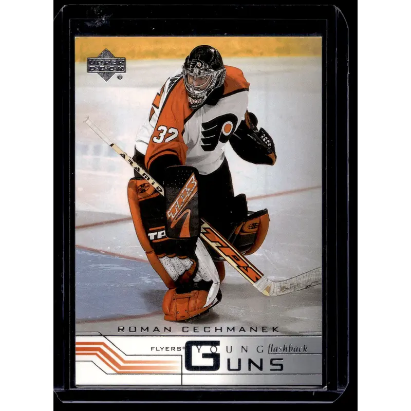 2001-02 Upper Deck -  Young Guns Flashback - Roman Cechmanek #224