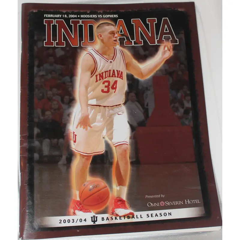 2004 Minnesota vs Indiana University Basketball Program