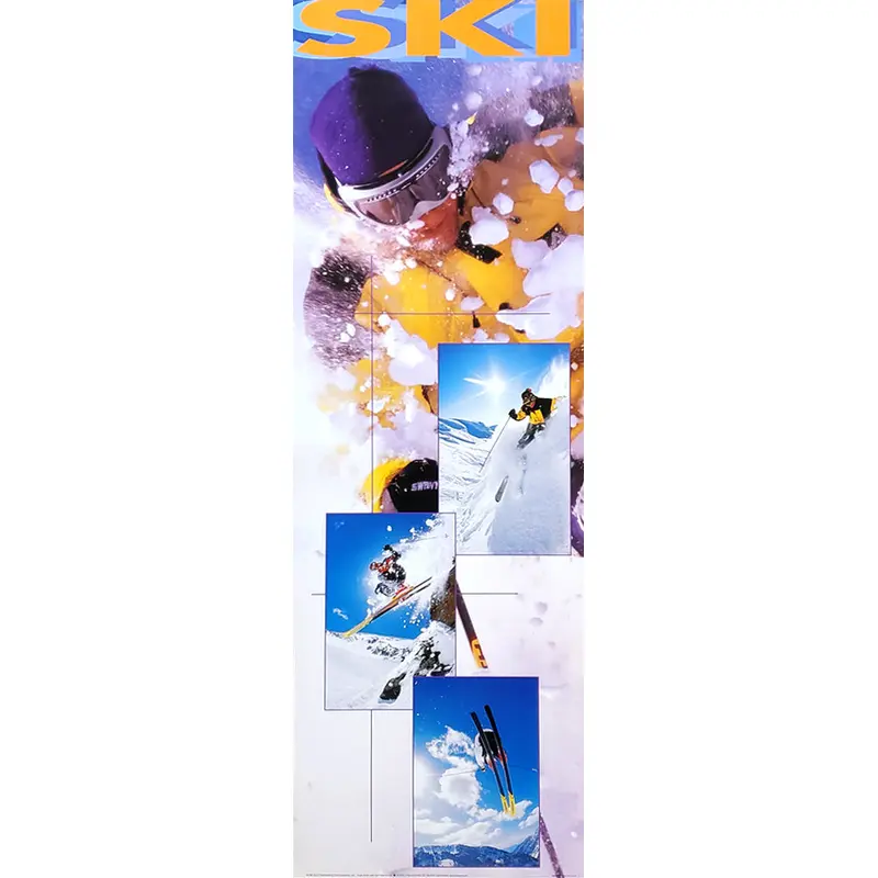 Skiing Action 12x36 Wall Poster - Portal Publications Inc. 1999
