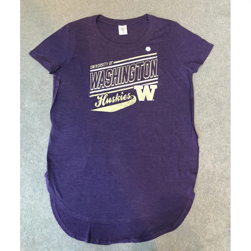 Women's UW Purple Short Sleeve Shirt