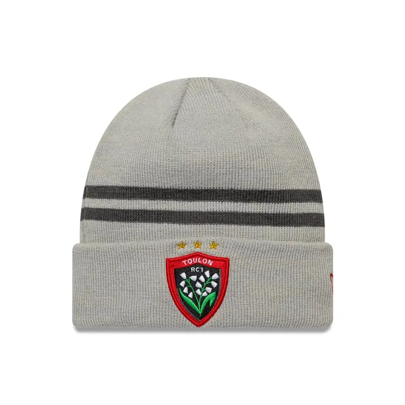 RC Toulonnais Kit Grey Cuff knit Beanie Hat