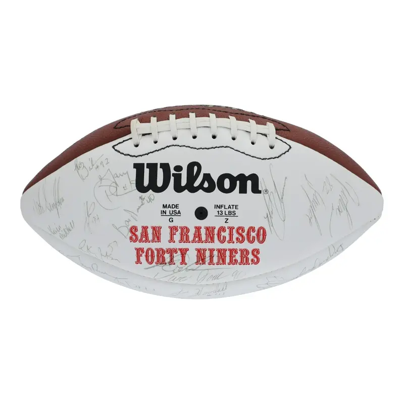 1994 San Francisco 49ers Super Bowl XXIX Champs Team Signed Football PSA DNA COA