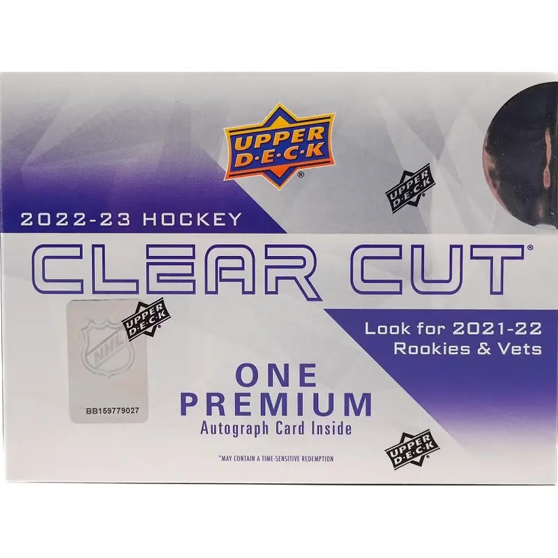2022/23 Upper Deck Clear Cut Hockey Hobby Box