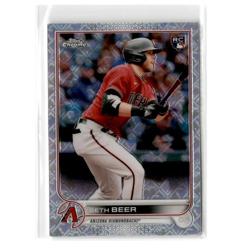 2022 Topps Chrome Logofractor Edition Seth Beer #93 Rookie