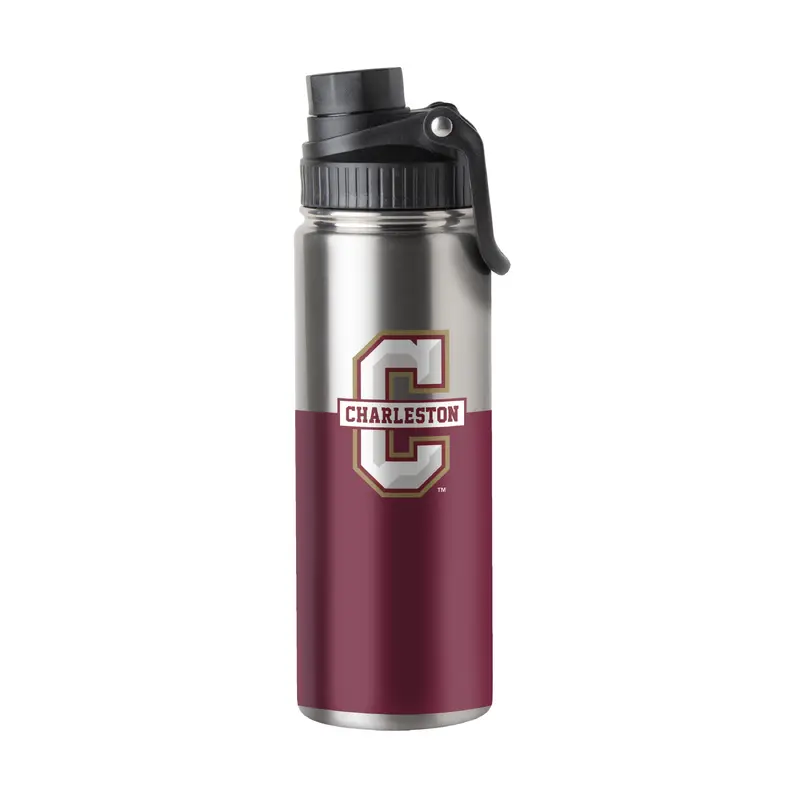 College of Charleston 21oz Colorblock Twist Top Water Bottle