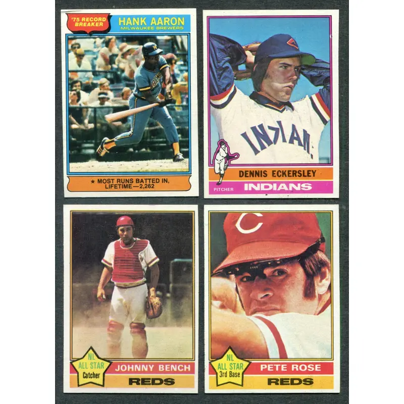 1976 Topps Baseball Complete Set EX EX/MT (660) (25-016)