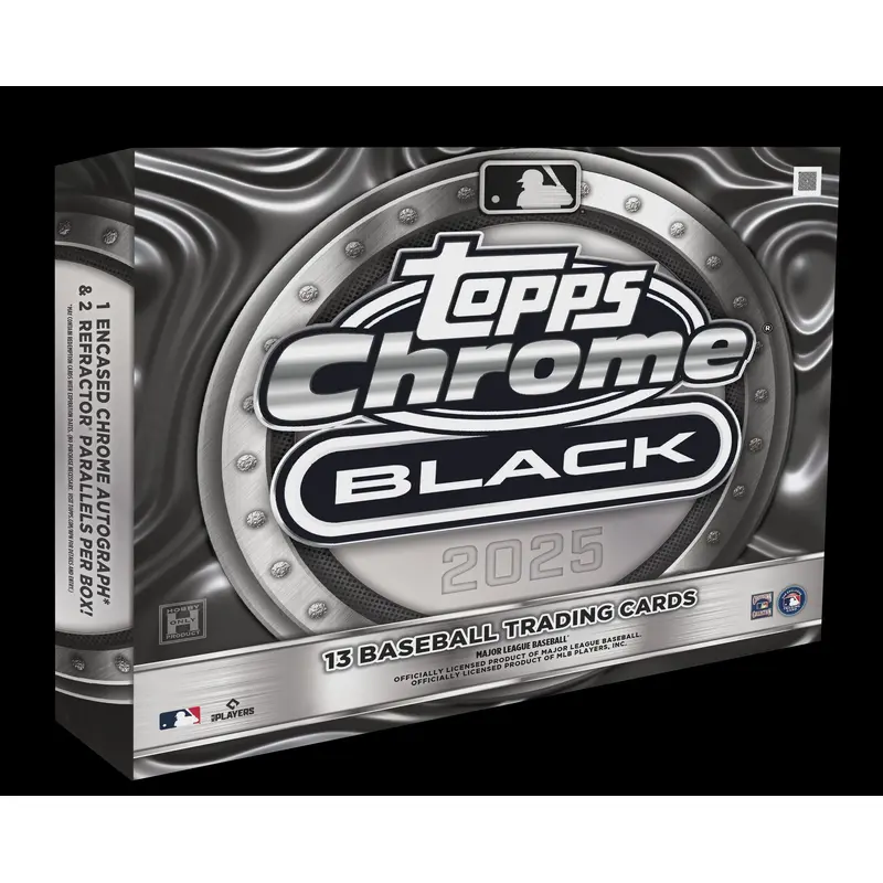 2025 Topps Chrome Black Baseball Hobby Box
