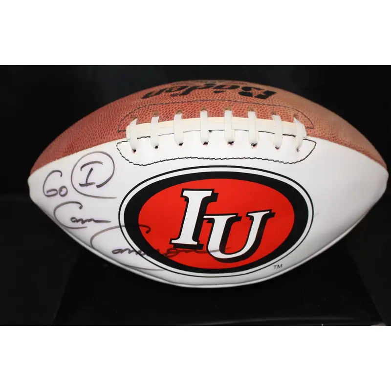 Cam Cameron Autographed Indiana University Logo Football