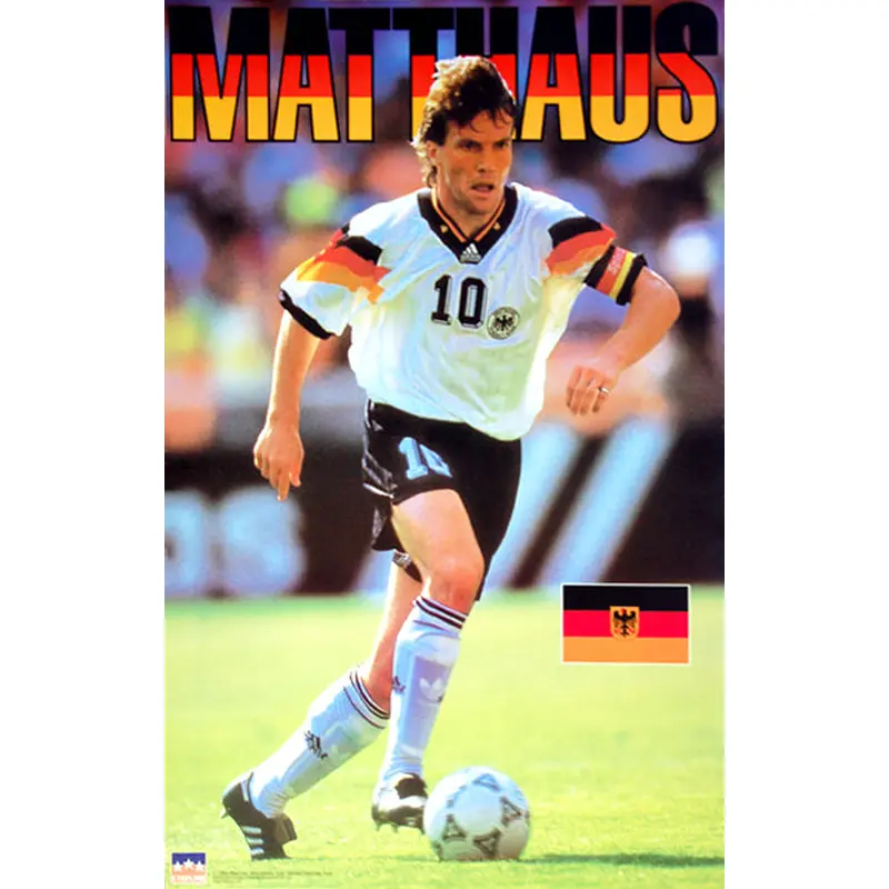 Lothar Matthaus Team Germany World Cup 1994 Football Soccer Poster - Starline Inc.