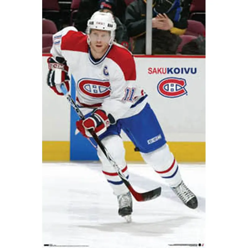 Saku Koivu "Superstar" Montreal Canadiens Poster - Costacos 2007