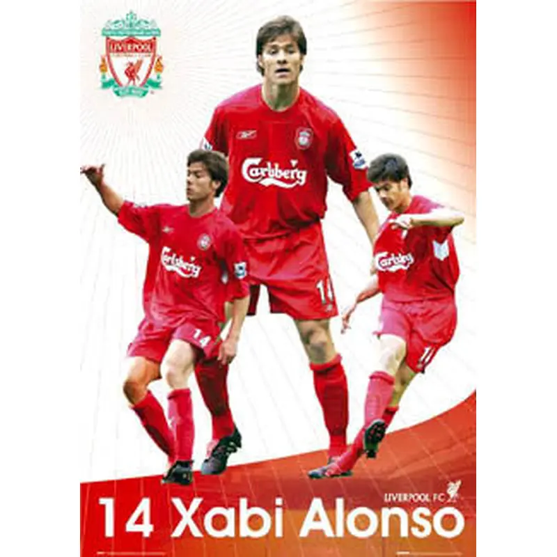 Xabi Alonso "Superstar" Liverpool FC Poster - GB 2004