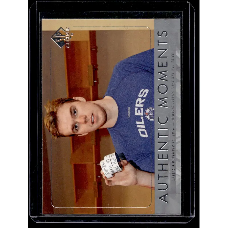 2016-17 Upper Deck SP Authentic - Authentic Moments - Connor McDavid #106