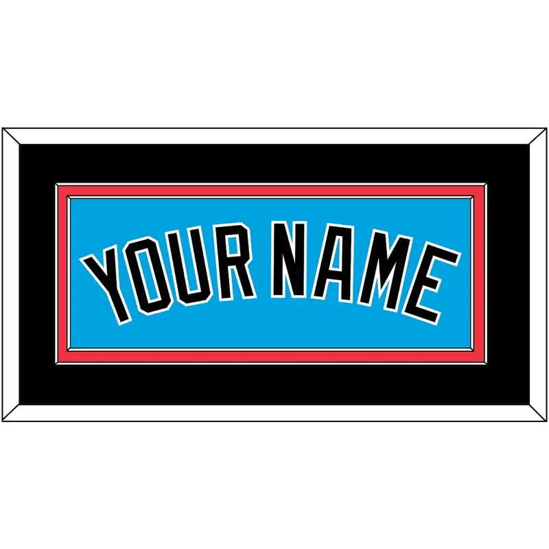Miami Name - Alternate Blue - Double Mat 3