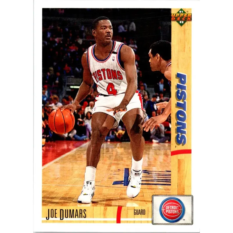 1991 Unocal Detroit Pistons Joe Dumars #4