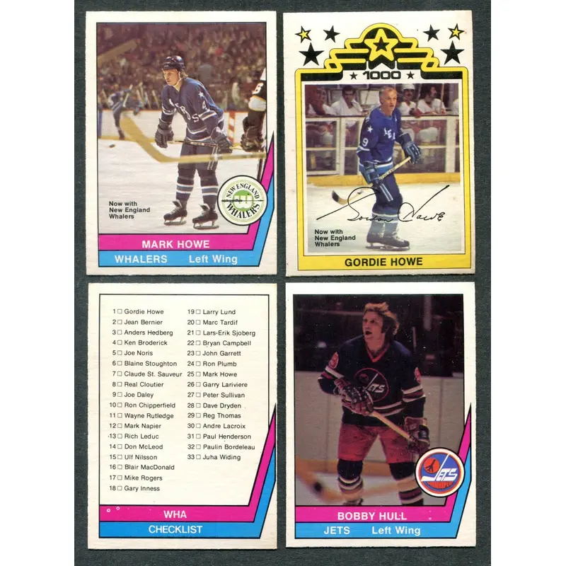1977/78 OPC O-Pee-Chee Hockey WHA Complete Set EX/MT NM (66) (23-311)