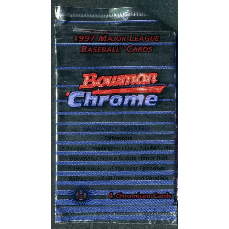 1997 Bowman Chrome Baseball Unopened Pack (Hobby) (4)