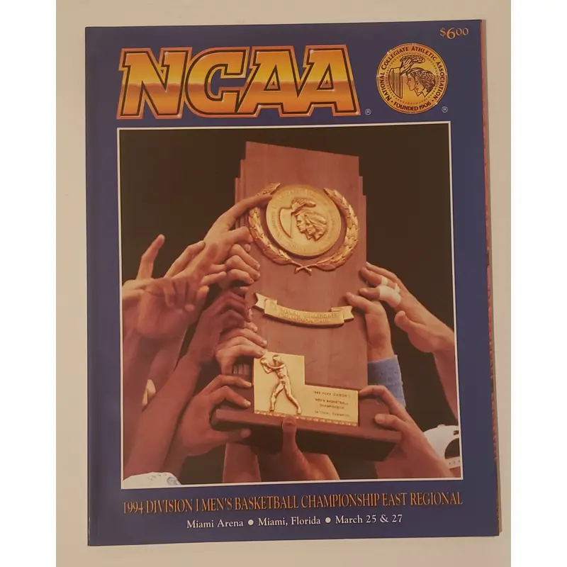 1994 NCAA Basketball Championship East Regional Program