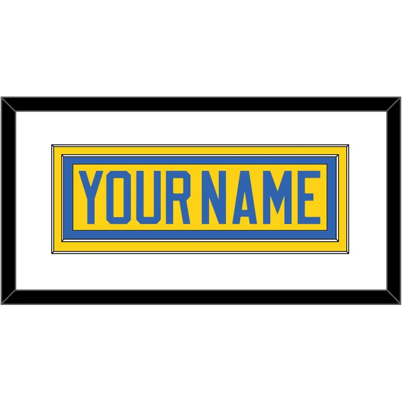 Sweden Mens Hockey Nameplate - 2006 Olympics Home Gold - Double Mat 1