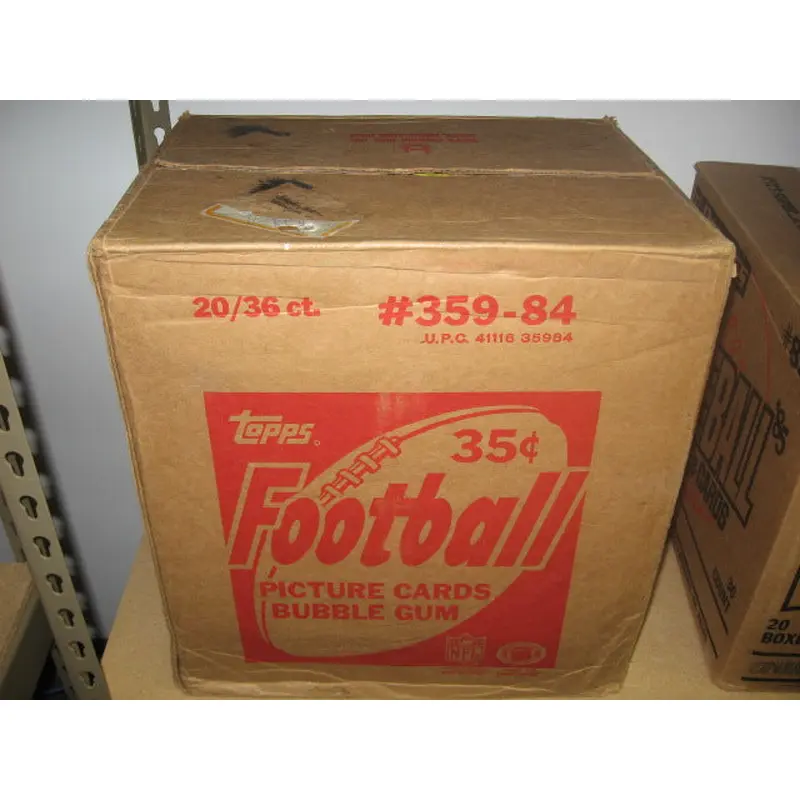 1984 Topps Football Unopened Wax Case (20 Box)