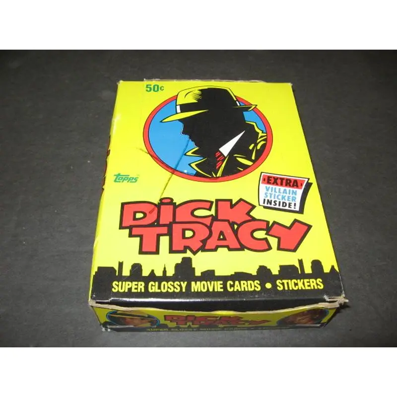 1990 Topps Dick Tracy Unopened Box