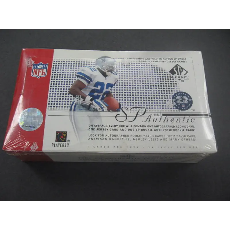 2002 Upper Deck SP Authentic Football Box (Hobby)