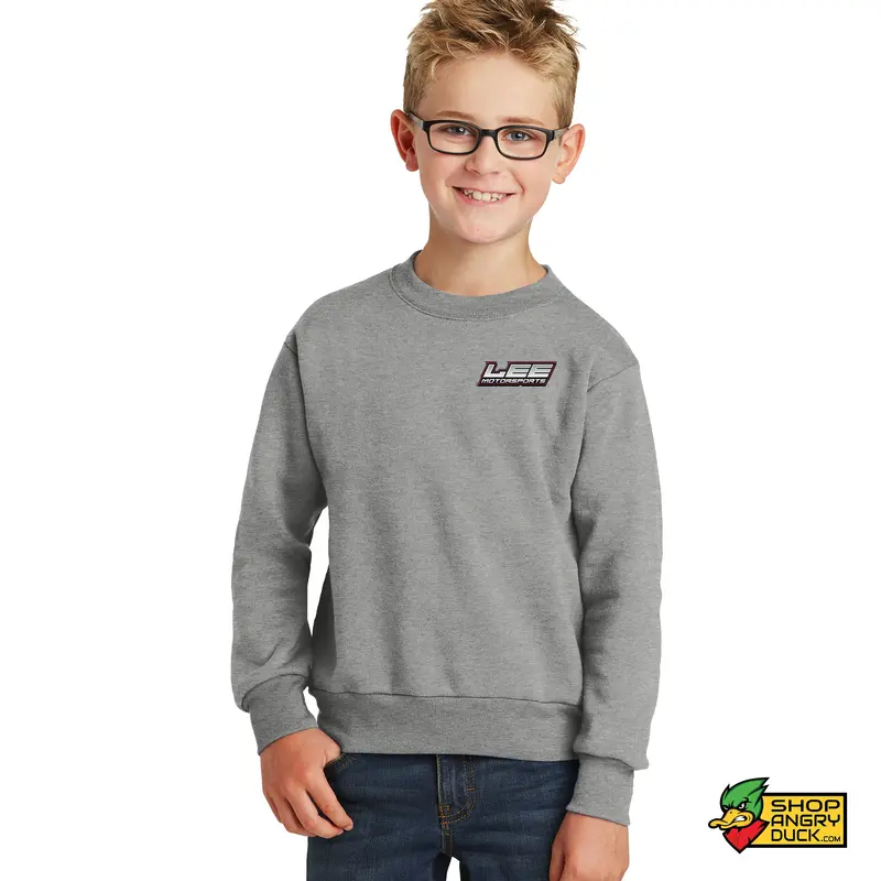 Wild N Blue Pulling Team Youth Crewneck Sweatshirt