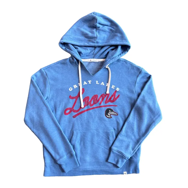 Great Lakes Loons '47 Cadet Blue Hoodie - Women