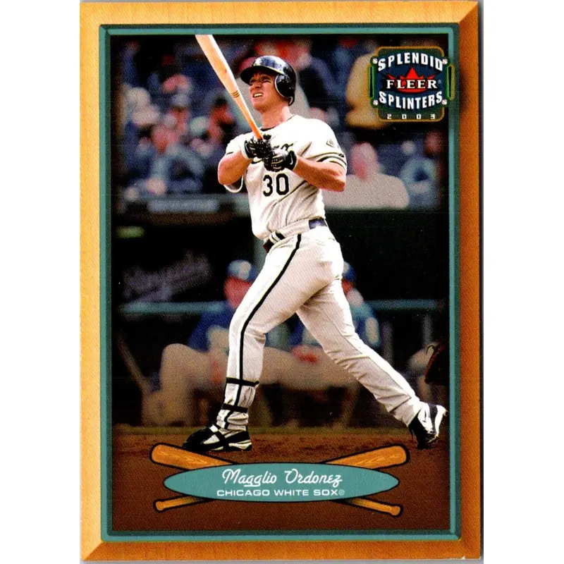 2003 Fleer Splendid Splinters Magglio Ordonez #62