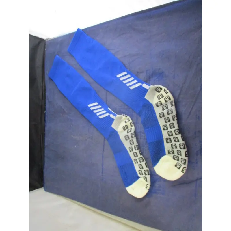 New Royal Blue Grip Soccer Socks Size 6 - 8.5