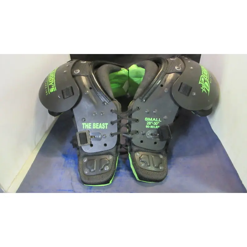 Used Buddy's All Stars The Beast Shoulder Pads Youth Size Small - worn strap