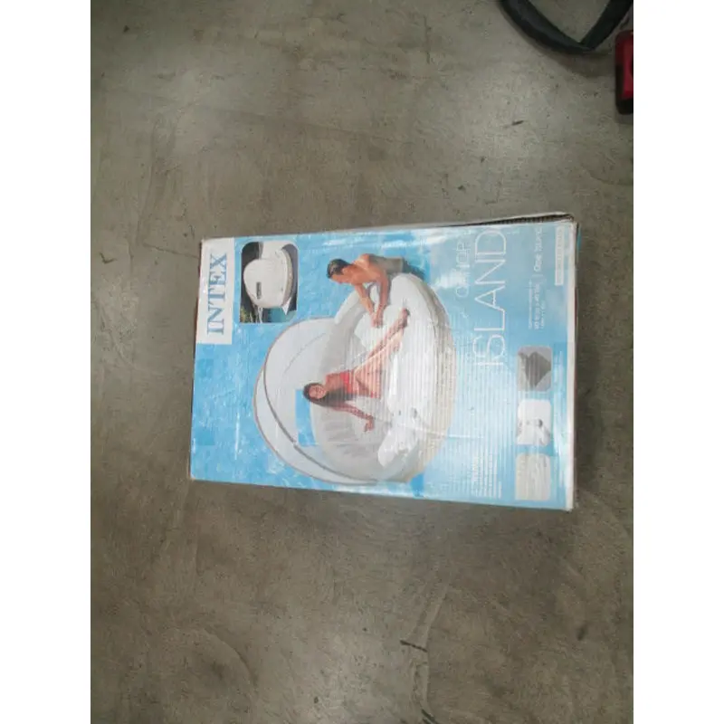 Used Intex Canopy Island Inflatable Pool Float