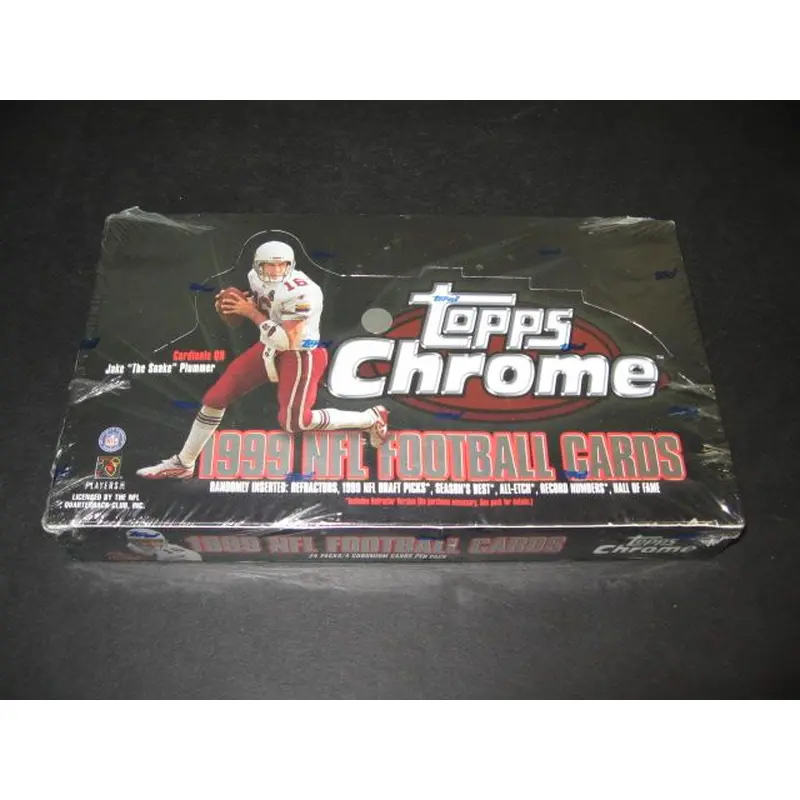 1999 Topps Chrome Football Box (Retail)