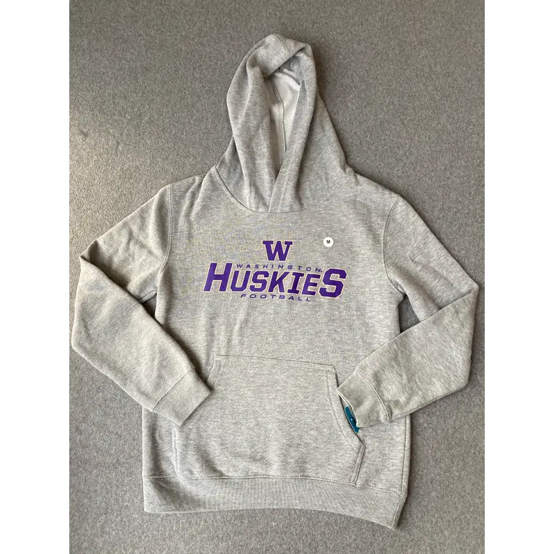 Youth Grey Washington Huskies Hoodie