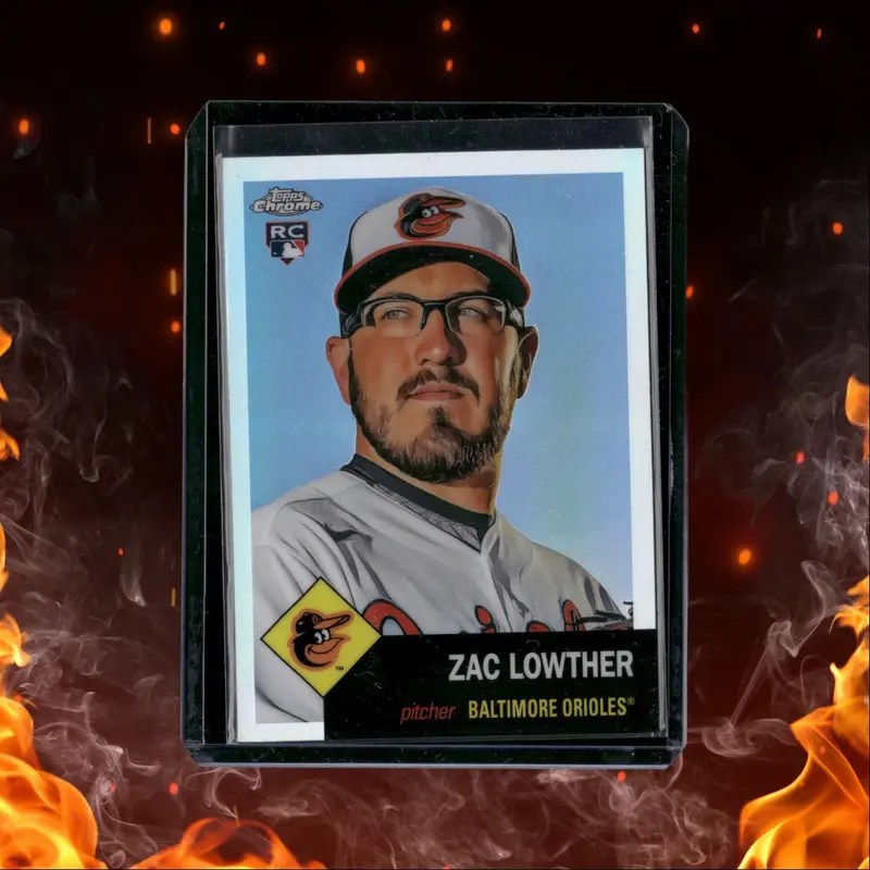 2022 Topps Chrome Platinum Anniversary Zac Lowther Refractor Rookie #271