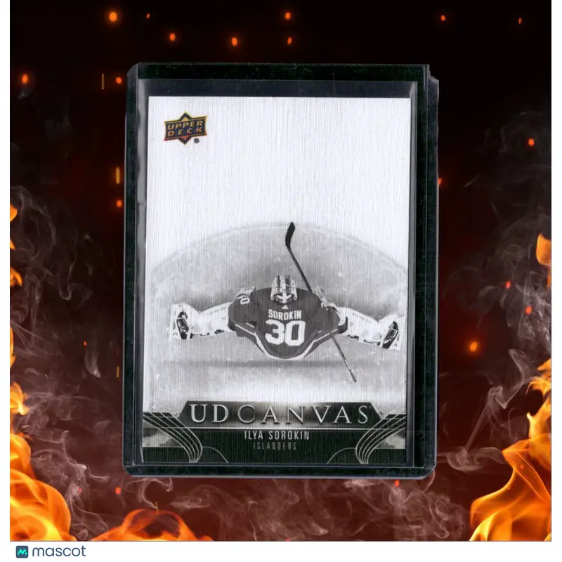 2023-24 Upper Deck Ilya Sorokin UD Canvas Black & White #C50