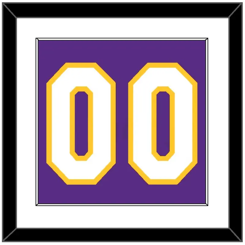 Los Angeles Number - Road Purple (1999-2004) - Single Mat 1